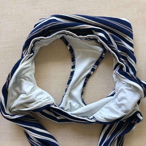 6 Shore Road Cabana Striped Swimsuit Halter in Medium - Picture 3 of 7